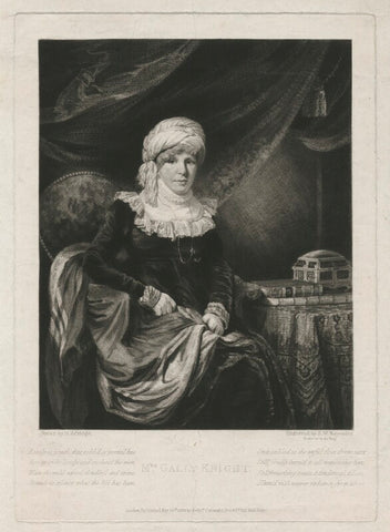 Selina Gally Knight (née Fitzherbert) NPG D37101