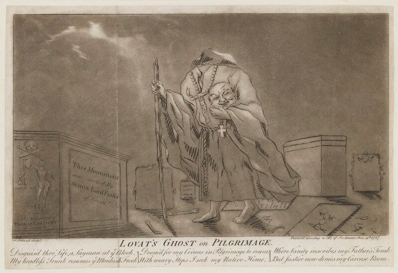 Simon fraser, 11th lord lovat ('lovat's ghost on pilgrimage') npg d1346