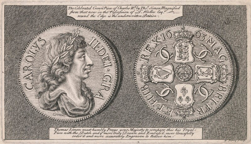 King charles ii (the trial crown piece of charles ii) npg d18541