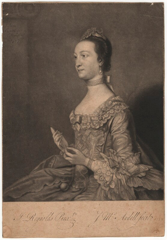 Jean or jane carmichael (née vigor), countess of hyndford npg d3133