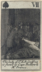 'The body of Sr. E.B.Godfree is shew'd to Capt Bedlow & Mr Prance' NPG D23014(g)