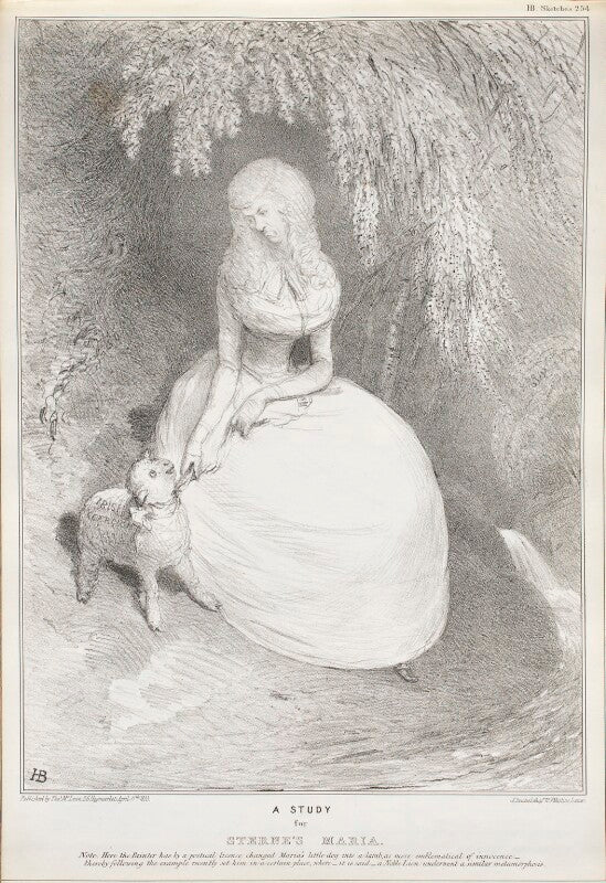 Henry brougham, 1st baron brougham and vaux ('a study for sterne's maria') npg d41189