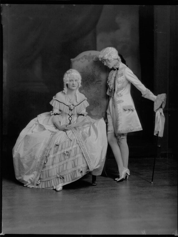 Lady anne maud rhys (née wellesley); (lilian) maud glen (née coats), duchess of wellington npg x69957