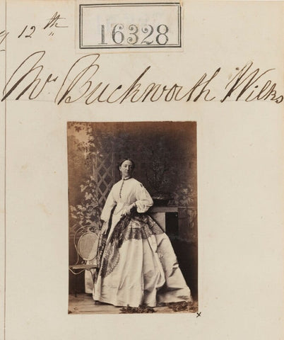 Mrs Buckworth Wilks NPG Ax64242