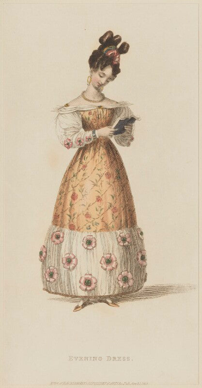 'evening dress', april 1828 npg d47612