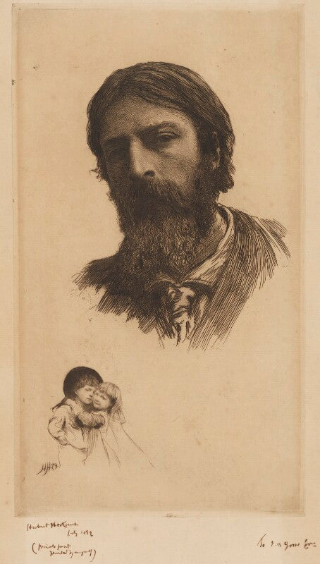 Hubert herkomer a.r.a. and his children npg d9797