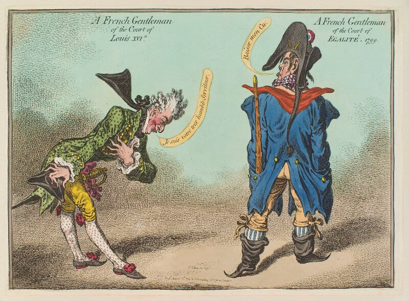 'a french gentleman of the court of louis xvith. a french gentleman of the court of égalité, 1799' npg d12704