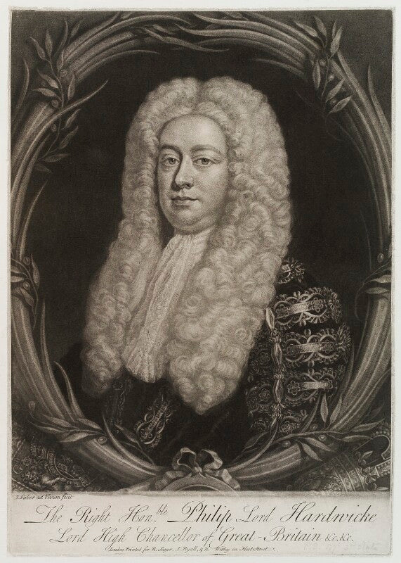 Philip yorke, 1st earl of hardwicke npg d19871