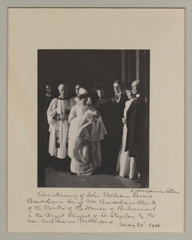 'a christening in the houses of parliament' npg x135555