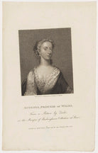 Augusta of Saxe-Gotha, Princess of Wales NPG D42594