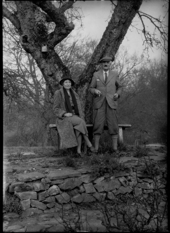 Madeline (née campbell grace), lady millais; sir geoffroy william millais, 4th bt npg x30714