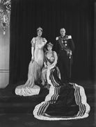 Princess Martha of Sweden; Maud, Queen of Norway; Olav V, King of Norway NPG x44229