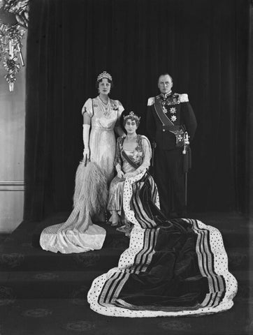 Princess Martha of Sweden; Maud, Queen of Norway; Olav V, King of Norway NPG x44229