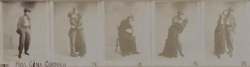 Gina cormani and an unknown actress npg ax136902