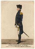 Sir George Young ('A first rate man of war, taken from the dockyard, Plymouth') NPG D13465