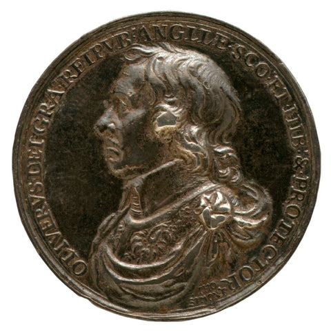 Oliver Cromwell ('The Lord Protector Medal') NPG 4366