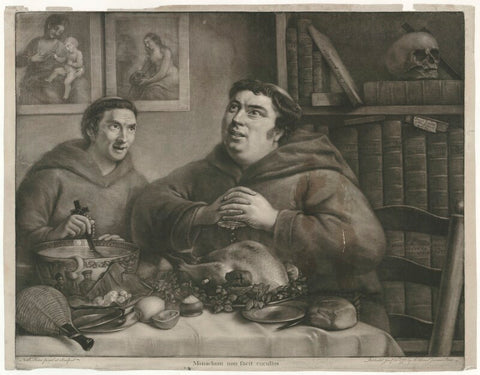 'Monachum non facit cucullus' (Theodosius Forrest; Francis Grose) NPG D34989