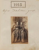 Caroline Mary Dalison; Louisa Dalison NPG Ax51305