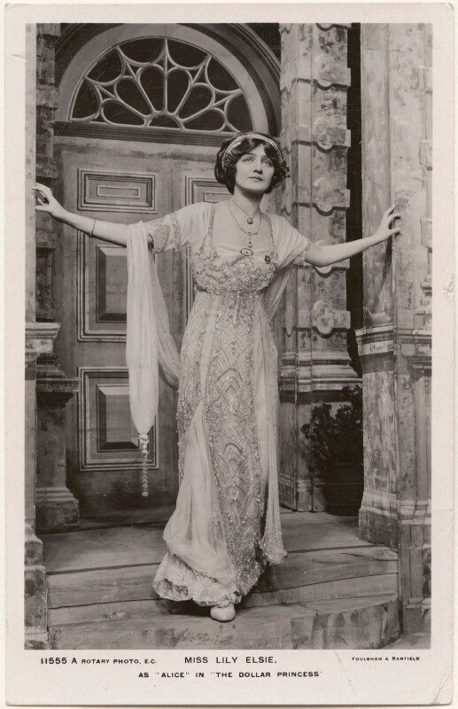 Lily elsie as 'alice' in 'the dollar princess' npg x201072