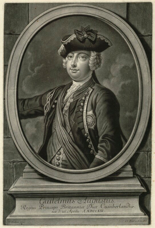 William augustus, duke of cumberland npg d32908