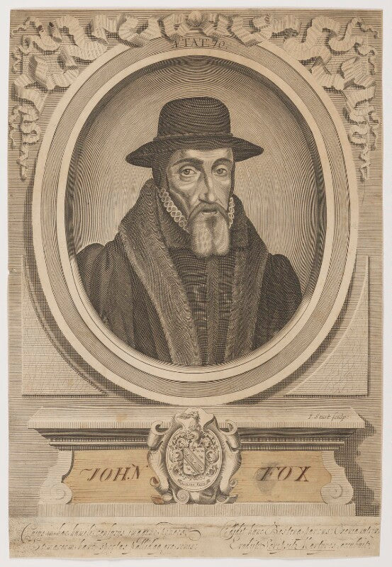 John foxe npg d37989