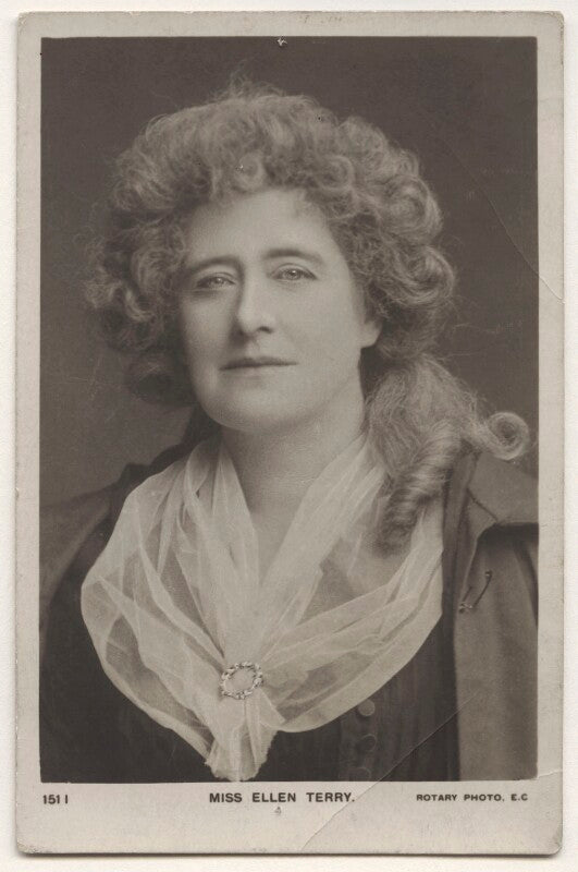 Ellen terry as clarisse de mauluçon in 'robespierre' npg x17045