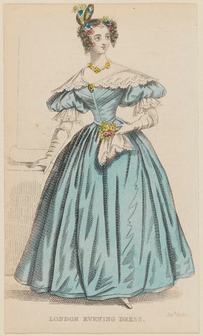 'London Evening Dress', February 1836 NPG D47694