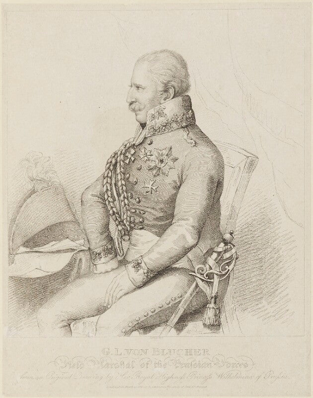 Gebhard leberecht von blücher npg d15868