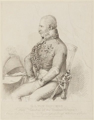 Gebhard Leberecht von Blücher NPG D15868