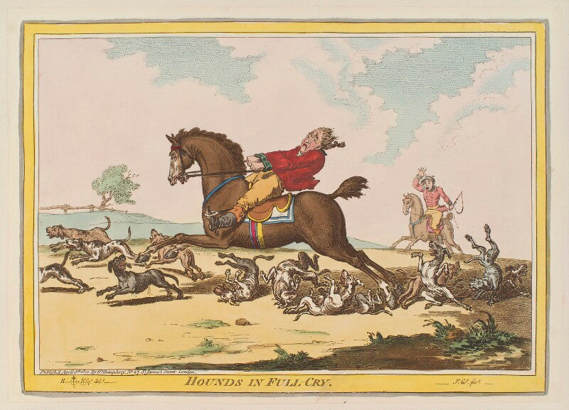 'hounds in full cry' npg d12732