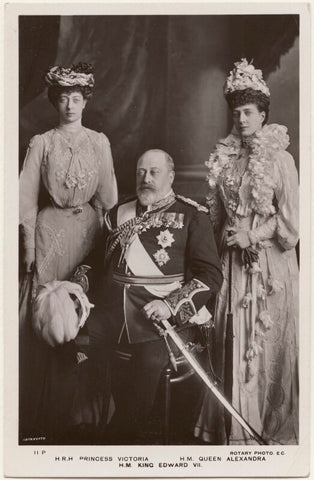 Princess Victoria of Wales; King Edward VII; Queen Alexandra NPG x193241