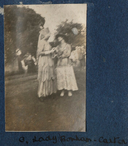 Lady Ottoline Morrell; (Helen) Violet Bonham Carter (née Asquith), Baroness Asquith of Yarnbury NPG Ax140552