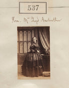 Hon. Georgiana Christiana Lloyd-Anstruther (née Barrington) NPG Ax50236