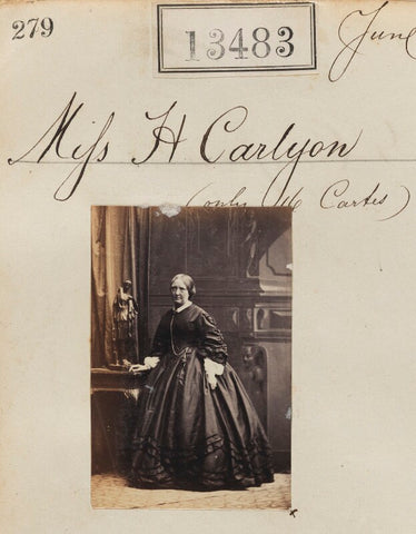 Miss H. Carlyon NPG Ax63116