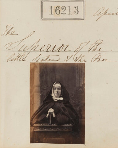 Unknown woman ('The Superior of the Little Sisters of the Poor') NPG Ax64132