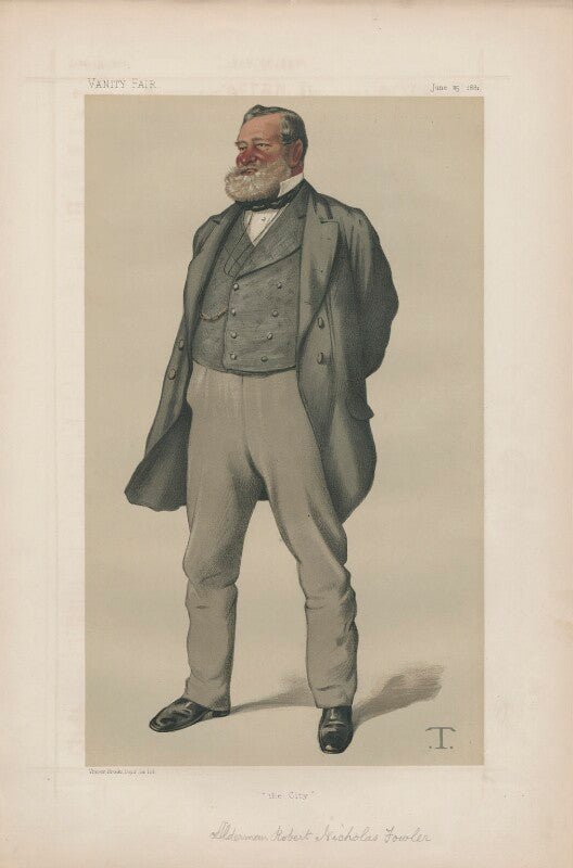 Sir robert fowler, 1st bt ('statesmen. no. 247.') npg d44018