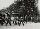 Prince Edward, Duke of Windsor (King Edward VIII) carrying the Regimental Colours in a parade of the Grenadier Guards NPG x28393