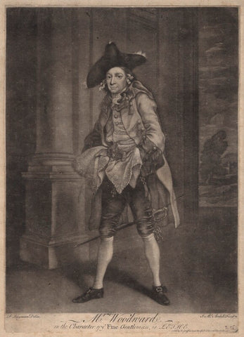 Henry Woodward as the Fine Gentleman in 'Lethe' NPG D4907