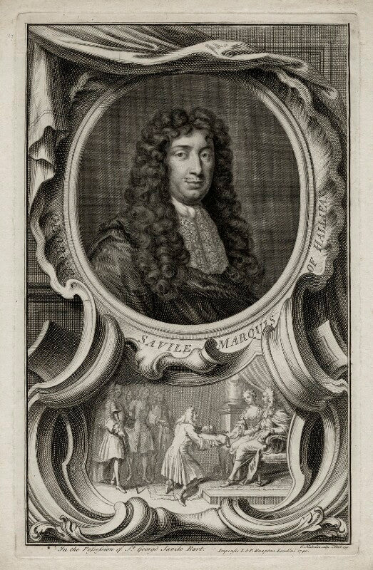 George savile, 1st marquess of halifax npg d30823