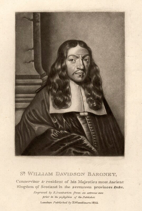 Sir william davidson, 1st bt npg d1721