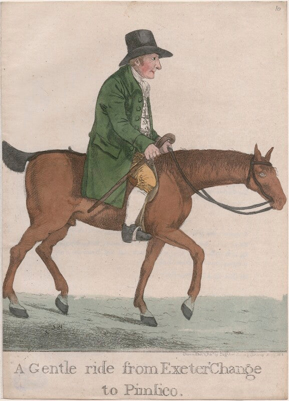 Thomas clark ('a gentle ride from exeter 'change to pimlico') npg d10873