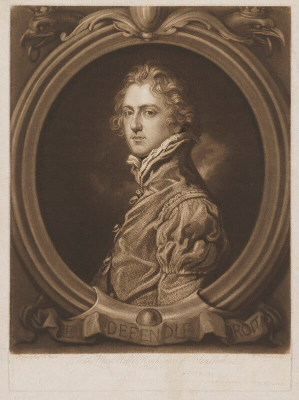 George spencer churchill, 5th duke of marlborough when marquis of blandford npg d38256
