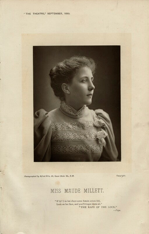 Maude millett (mrs tennant) npg x12527