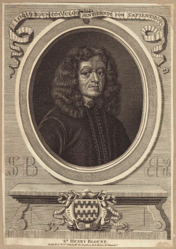 Sir henry blount npg d30220