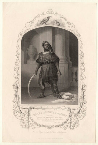 Ira Aldridge as Aaron in 'Titus Andronicus' NPG D17967