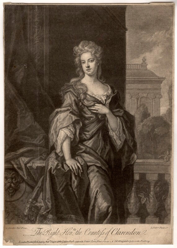Jane hyde (née leveson gower), countess of clarendon and rochester npg d1452