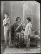 Brian Colin Laurence; Lady Sybil Laurence (née Stopford); Desmond Roger Laurence NPG x124752