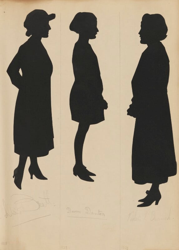 Tourists on the west pier, brighton (marie? brett; doreen denton; violet p. branch) npg d46488