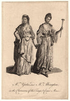 Mary Ann Yates; Frances Abington (née Barton) in the characters of the Tragic and Comic Muses NPG D8957