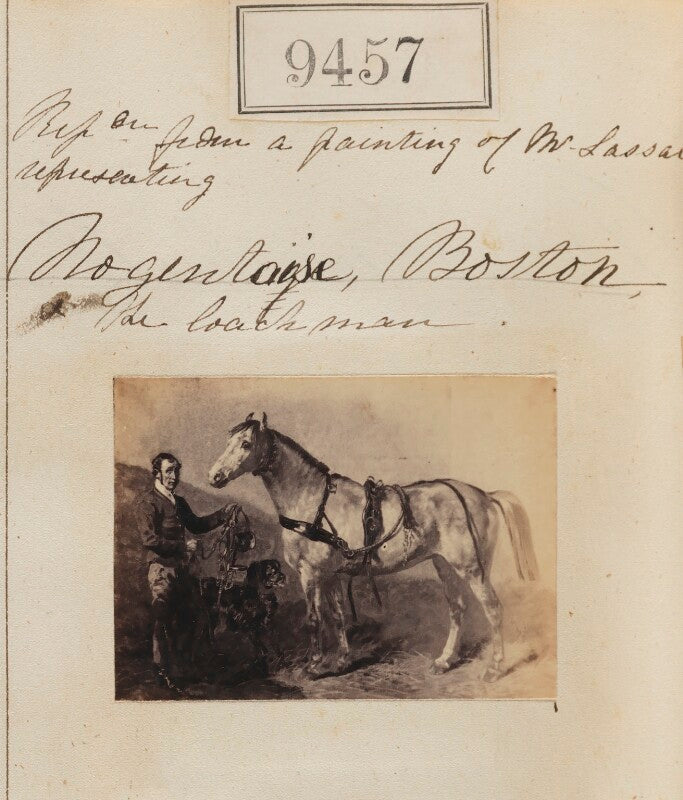 Mr lassal ('reproduction from a painting of mr lassal representing nogentaise[?] boston. the coachman') npg ax59264